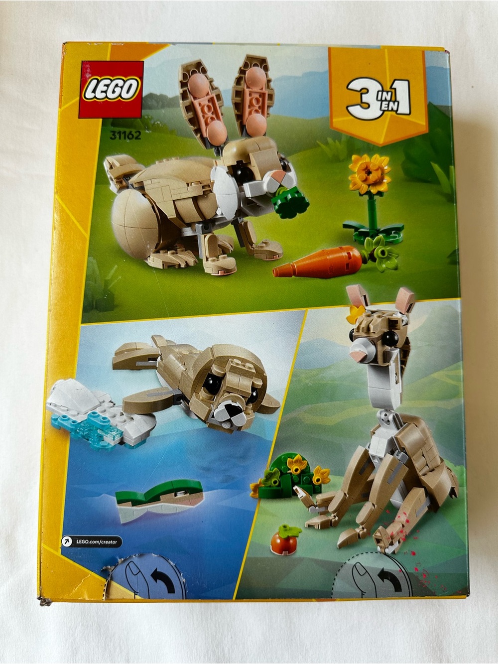 LEGO Creator 3 in 1 Cute Bunny Llama Seal 31162 326pc Animal Building Set New - Picture 2 of 2